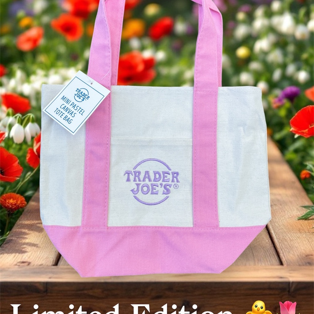 Trader Joe’s Pink Tote Bag Limited Edition